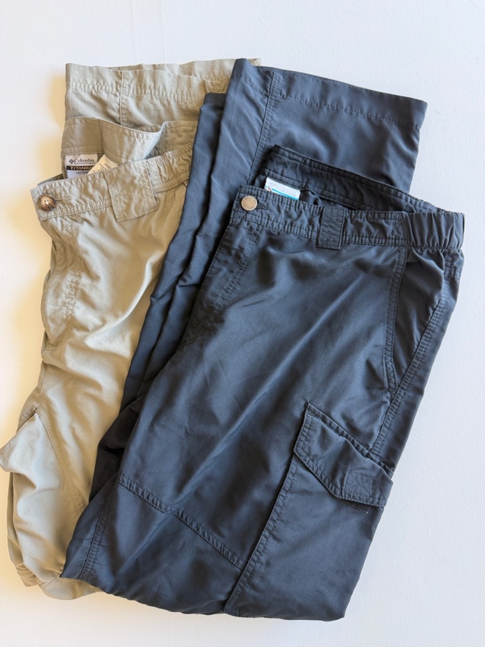 Columbia Convertible Pants Mens 38x32 Zip Off Hiking Cargo Bundle